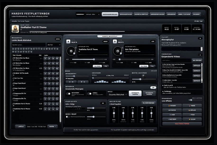 PC-Musikbox ohne Server
