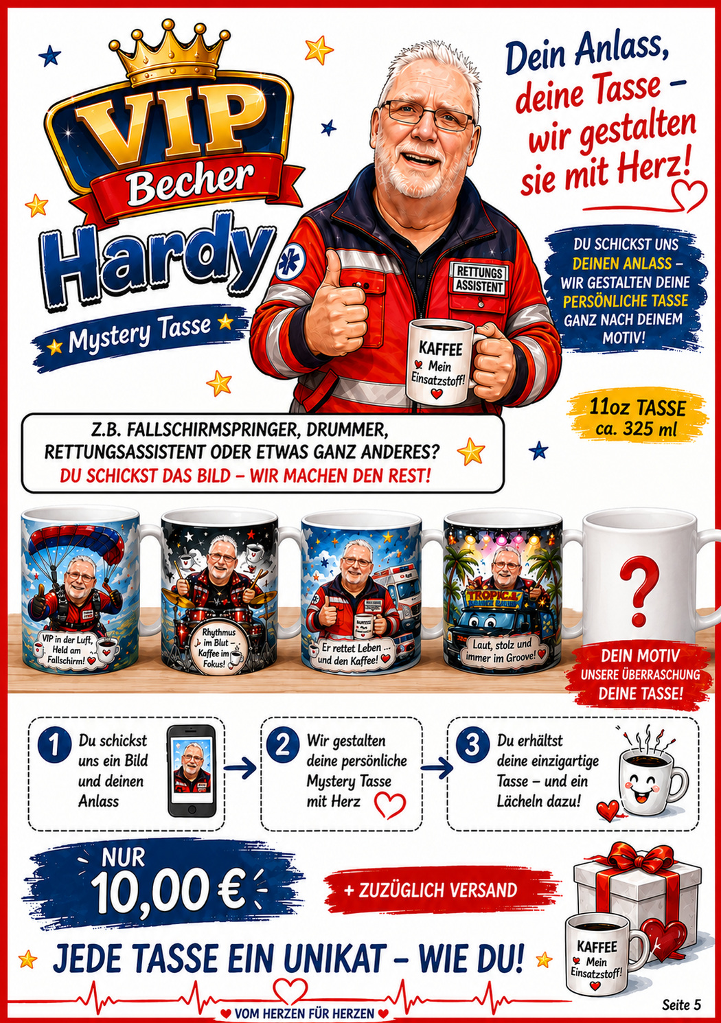Tassenhasser A5 Blätterflyer Seite 5