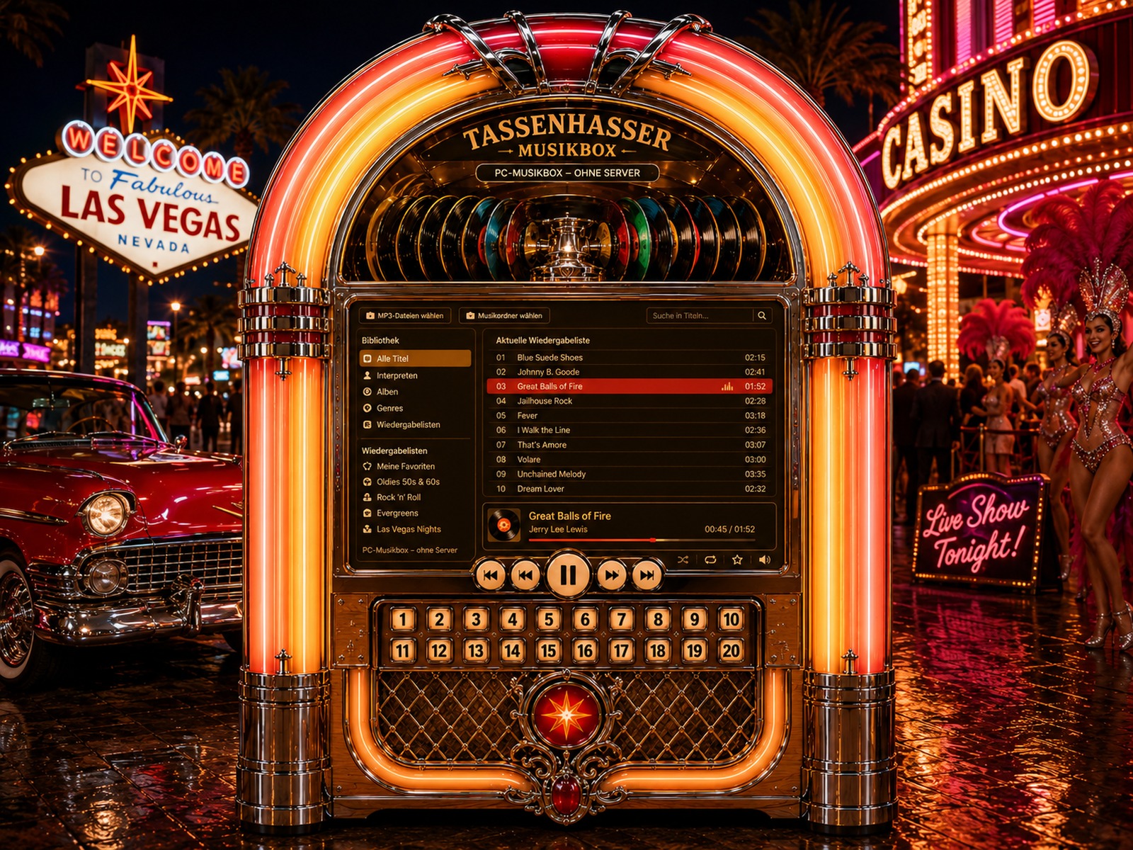 Las Vegas Show PC-Musikbox