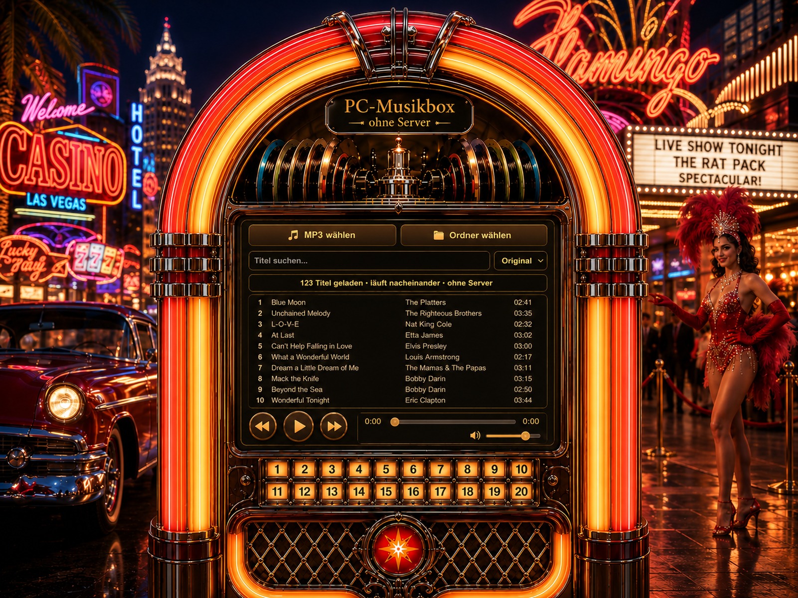 Las Vegas PC-Musikbox