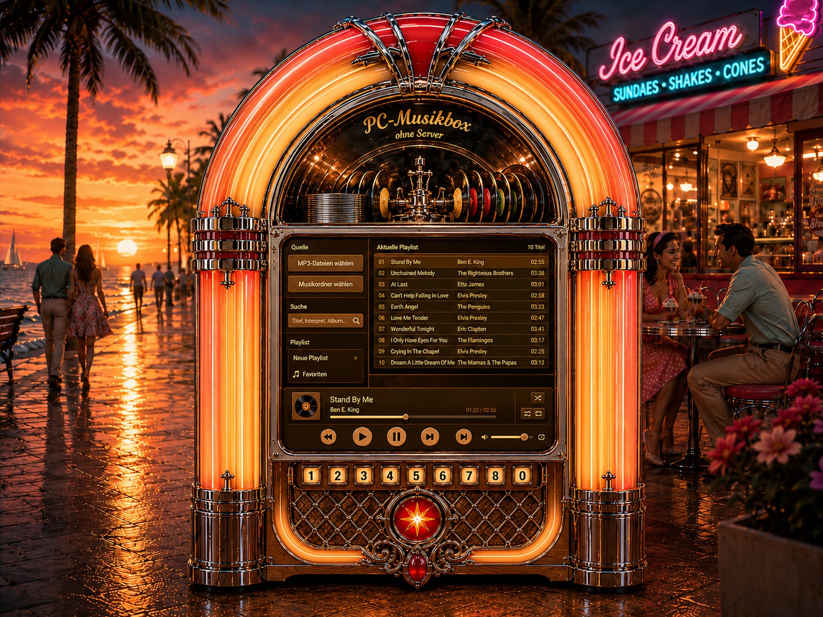 Sommerabend PC-Musikbox