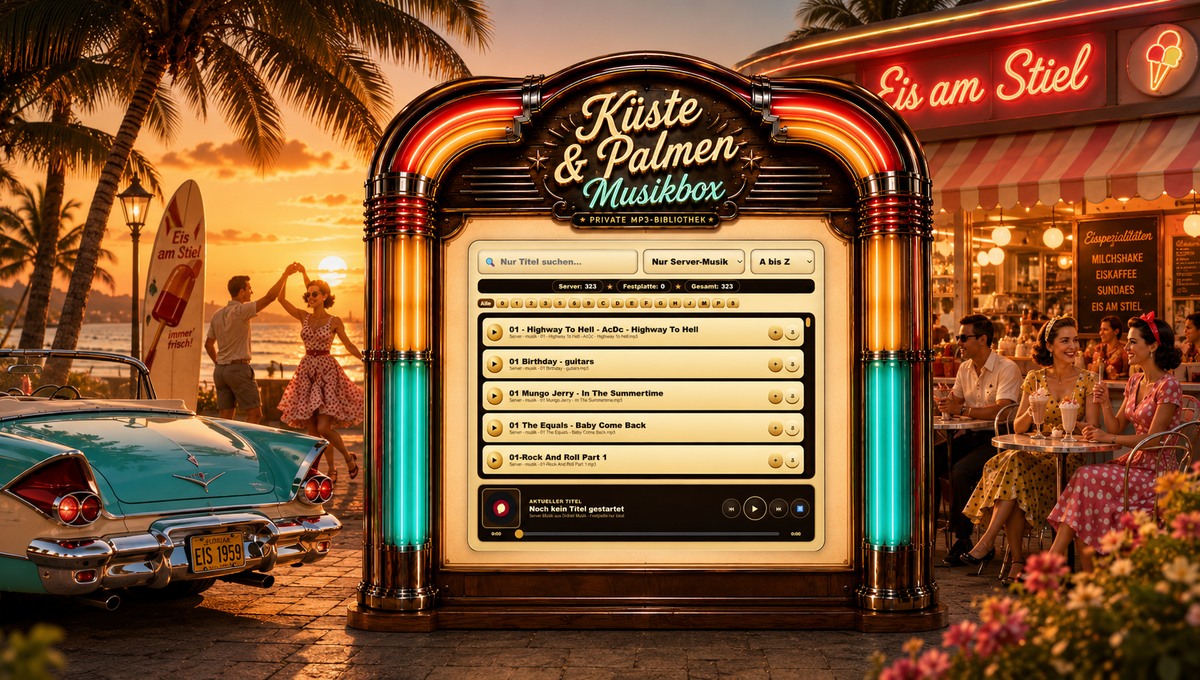 Küste & Palmen Musikbox